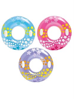 Круг надув.  91см "Волна" с ручками (59256NP, "Intex") в ассорт.