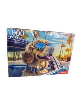 УЦЕНКА. Puzzle 1000 элементов "Щенок в очках" (П1000-0511) ПОВРЕЖДЕНА коробка