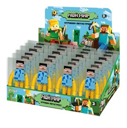 Антистресс - тянучка "Мой Мир. Пиксельный персонаж" 13см (SG-YM-P-RU, 412305) по 24шт. в шоубоксе