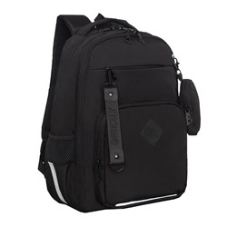 Рюкзак GRIZZLY с кошельком для мелочи (RB-559-1) 40*28*15,5см, цвет черный, анатомическая спинка