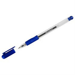 Ручка шар. OfficeSpace "Ученик" (BP_67413) синяя, 0.7мм, прозрачный корпус
