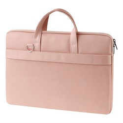 Сумка для ноутбука 15,6"-16" Först "Modern Style" (KNT_LB67460) розовая, 1 отделение, 1 карман, полиэстер, с ремнем
