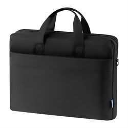 Сумка для ноутбука 17,3" Först "Urban Classic" (KNT_LB67457) черная, 2 отделения, 1 карман, полиэстер, с ремнем