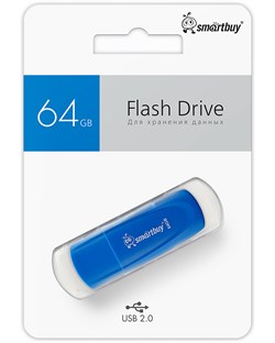 Флеш-накопитель  64Гб "Smartbuy Scout" Blue