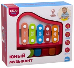 Металлофон  "Детский" 5 нот (HE8011) в коробке
