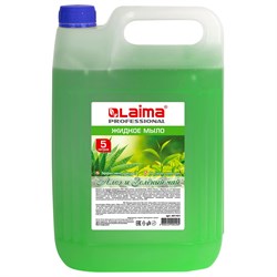 Мыло жидкое 5л. Лайма "Алоэ и зеленый чай" канистра (601431)