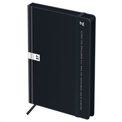 Ежедневник BG 2027г. А5 176л. тв. обл. "Monochrome. Black" (DdA5_68147) черный, soft-touch