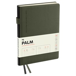 Ежедневник BG 2027г. А5 176л. кожзам "Palm. Dark khaki" (DdA5_67862) темно-зеленый