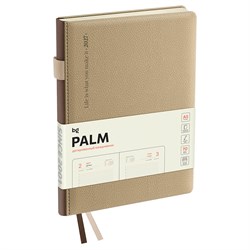 Ежедневник BG 2027г. А5 176л. кожзам "Palm. Ivory" (DdA5_67871) светло-бежевый
