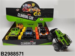 Инерц. "Монстртрак - Gelandewagen" 14см  (333A-308) по 6шт. в шоубоксе