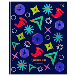 Дневник ЛАЙТ, интегр.об., 1-11 кл. "Знаки" (Д5и48_лм_вл 64718, BG) матовая ламинация, выб. лак