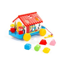 Игровой дом 26,5*18,5*16,5см (6028) в коробке Полесье