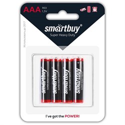 Батарейка R3 "Smartbuy" на блистере BL4