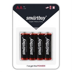 Батарейка R6 "Smartbuy" на блистере BL4