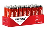 Батарейка LR6 "Smartbuy", алкалиновая, без блистера, по 4шт. в спайке
