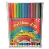 Фломастеры CENTROPEN "RAINBOW KIDS" 12 цв. (7550/12) трехгранные