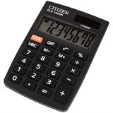 Калькулятор карманный CITIZEN SLD-100NR, черный, 8-разрядный, 58*88*10мм