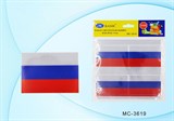 Набор световозвращающих наклеек "Флаг России" (МС-3619) 8шт.