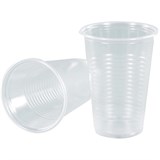 Одноразовые стаканы прозрачные 0,2л, комплект 100шт., пластик. (OfficeClean, 246537/П232816)