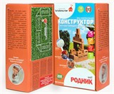 Конструктор из настоящих кирпичиков "Родник" (603) керамика