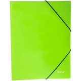 Папка на резинках BERLINGO "Neon" неоновая зеленая (ANp_01802) А4, 500мкм