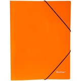 Папка на резинках BERLINGO "Neon" неоновая оранжевая (ANp_01804) А4, 500мкм