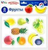 ! РАСПРОДАЖА Набор "Фрукты" на магнитах, 8 элем. (02708) "Десятое королевство"