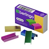 Скобы для степлера №10 "Berlingo" (SH705) цветные