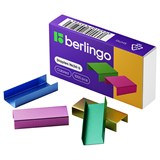 Скобы для степлера №24/6 "Berlingo" (SH710) цветные