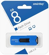 Флеш-накопитель   8Гб "Smartbuy STREAM" Blue (SB8GBST-B)