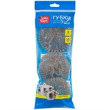 Губки бытовые металлические  3шт. 9*3см (248557/Н, OfficeClean)