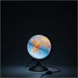 Глобус политический D=210 мм с подсветкой от 220В (К012100010) на круглой подставке