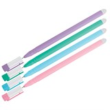 Ручка гелевая OfficeSpace "Soda" стираемая, 0.5мм синяя (282062) корпус пастель ассорти