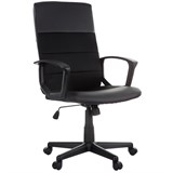 Кресло "Helmi HL-E26 Segment" экокожа/ткань, черное (283859)
