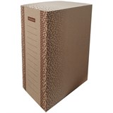 Короб архивный "Standart" микрогофрокартон, 15 см, на 1400л., бурый (264784, "OfficeSpace")