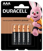 Батарейка LR3 "Duracell Basic", алкалиновая, на блистере BL4