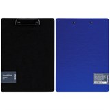 Доска-планшет с зажимом Berlingo "Steel&Style", пластик (полифом) (PPf_93012) синяя/черная