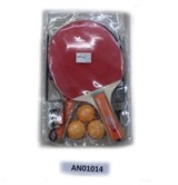 Набор для наст. тенниса: 2 ракетки + 3 шарика + сетка, в блистере (AN01014) толщина ракетки 5мм