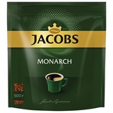 Кофе растворимый JACOBS "Monarch" 500г, мягкая упаковка (8052130)