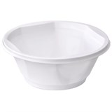 Одноразовые тарелки суповые, комплект 50шт., диам. 150мм., пластик. (OfficeClean ЭКОНОМ, 306586)