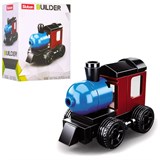 Конструктор SLUBAN   25 дет. "BUILDER. Паровоз" (М38-В0795G) в коробке