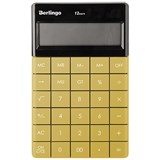 Калькулятор настольный Berlingo "Power TX" CIZ_100, "золотой", 12-разрядный, 165*105*13мм, дв.питание