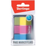 ! РАСПРОДАЖА Закладки самоклеящ. BERLINGO (LSz_45201) неон 45*20мм, 3цв.*20л., в диспенсере
