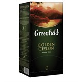 Чай GREENFIELD "Golden Ceylon", черный, 25 пакетиков по 2г. (0352)