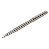 Ручка Delucci перьевая "Mistico" черная, 0.8мм (CPs_81420) корпус оружейный металл, подар. уп.