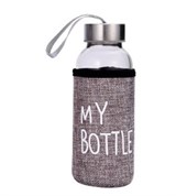 Бутылка "My bottle" 400мл., в сером чехле (УД-6410)