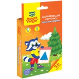 Развивающие карточки "Изучаем формы" 36 шт. (РК_33566, "Мульти-Пульти") картон