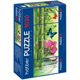 Puzzle Hatber набор 500 + 260*2 элементов "Triptych. Бабочки" (Т1020П32_22653)