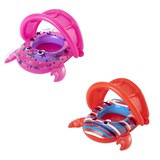 ! РАСПРОДАЖА Манеж надув.  86*66см "Краб" с навесом, цвет в ассорт. (34125, "Bestway") 6-18 мес.