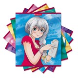 ! РАСПРОДАЖА Тетрадь 48л. ErichKrause "Manga Girls" клетка (52958)